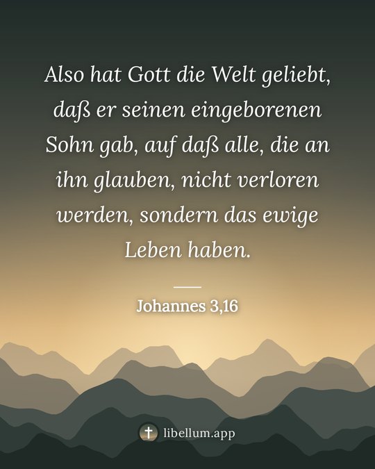 Vers als Bild im Design Abendhimmel
